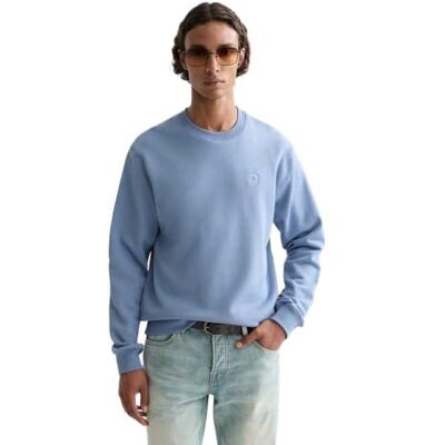182356 Scotch & Soda Bluza z okrągłym dekoltem z logo Essential Badge, Nieskończoność 410, L 182356 Scotch & Soda Bluza z okrągłym dekoltem z logo Essential Badge, Nieskończoność 410, L