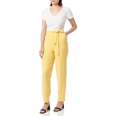 XEND30A Naf Naf Scuba D1 Kobiety, Ecru/Żółty, 32 XEND30A Naf Naf Scuba D1 Kobiety, Ecru/Żółty, 32