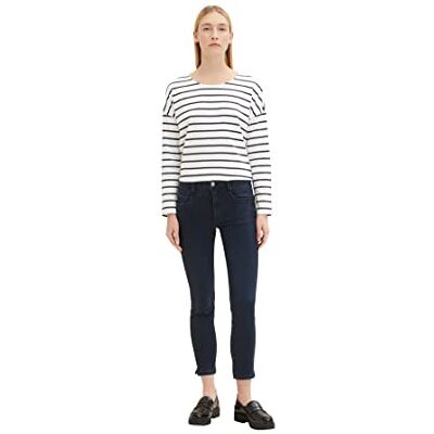 1035524 TOM TAILOR Damski Kate Slim Jeans , 10173 Dark Stone Blue Black Denim, 26W / 28L 1035524 TOM TAILOR Damski Kate Slim Jeans , 10173 Dark Stone Blue Black Denim, 26W / 28L