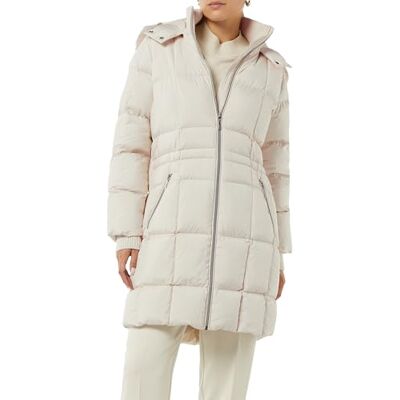 2150919 Comma Parka puchowa ze zdejmowanym sztucznym futrem, 8009 jasny beż, 40 2150919 Comma Parka puchowa ze zdejmowanym sztucznym futrem, 8009 jasny beż, 40