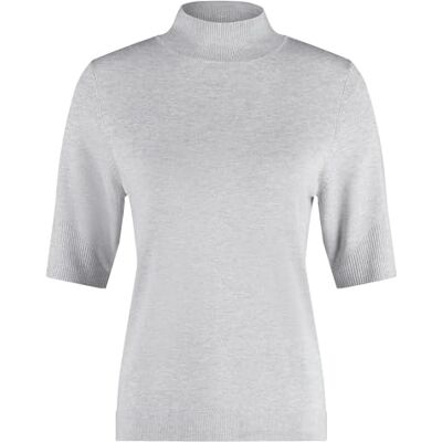 978058 GERRY WEBER Sweter rękaw 1/2, Srebrny, szary melanż, 36 978058 GERRY WEBER Sweter rękaw 1/2, Srebrny, szary melanż, 36
