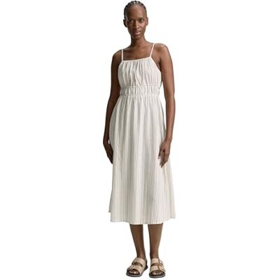 1046650 TOM TAILOR Denim Sukienka damska, 37833 White Olive Vertical Stripe, XXL 1046650 TOM TAILOR Denim Sukienka damska, 37833 White Olive Vertical Stripe, XXL