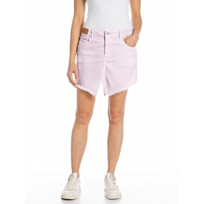 W9932F.000.8405392 Replay Damska spódnica mini jeansowa, 066 Bubble Pink, 33W W9932F.000.8405392 Replay Damska spódnica mini jeansowa, 066 Bubble Pink, 33W