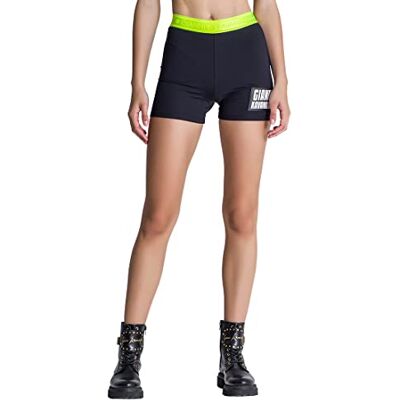GKW002633 Gianni Kavanagh Damskie czarne szorty Cyber swobodne, L GKW002633 Gianni Kavanagh Damskie czarne szorty Cyber swobodne, L