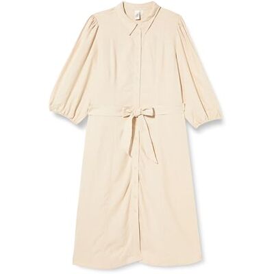 26033884 Yasflaxy 3/4 Linen Shirt Dress Noos, brzoza, XXL 26033884 Yasflaxy 3/4 Linen Shirt Dress Noos, brzoza, XXL