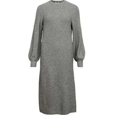 23044622 Object OBJDITTE RE L/S KNIT MIDI DRESS NOOS, Medium Grey Melange, M 23044622 Object OBJDITTE RE L/S KNIT MIDI DRESS NOOS, Medium Grey Melange, M