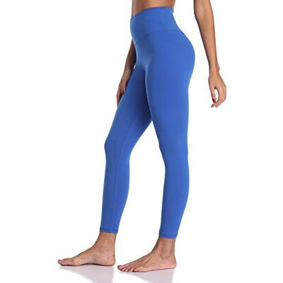 8947 YUNOGA Damskie niezwykle miękkie bezszwowe legginsy z wysokim stanem trzymające brzuch, spodnie do jogi, Królewski błękit, S 8947 YUNOGA Damskie niezwykle miękkie bezszwowe legginsy z wysokim stanem trzymające brzuch, spodnie do jogi, Królewski błękit, S