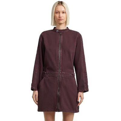 D27009 G-STAR Sukienka Kobiety Moto Mini Dress Ls Wmn D27009 G-STAR Sukienka Kobiety Moto Mini Dress Ls Wmn