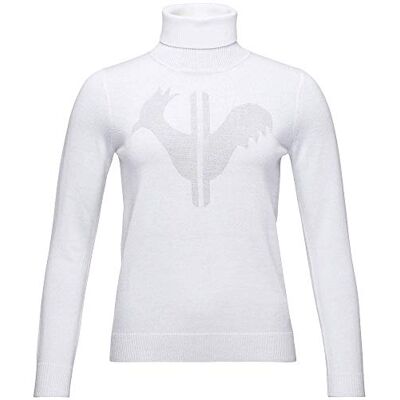 RLIWO20 Rossignol damski klasyczny T-shirt z okrągłym dekoltem, biały, M RLIWO20 Rossignol damski klasyczny T-shirt z okrągłym dekoltem, biały, M