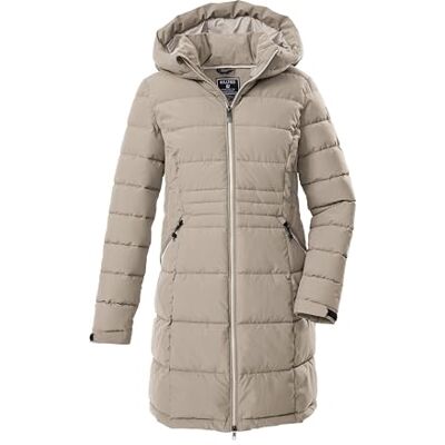43303-000 killtec Kobiety Pikowana parka/funkcjonalna parka z kapturem KOW 11 WMN QLTD PRK, hell taupe, 36, 43303-000 killtec Kobiety Pikowana parka/funkcjonalna parka z kapturem KOW 11 WMN QLTD PRK, hell taupe, 36,