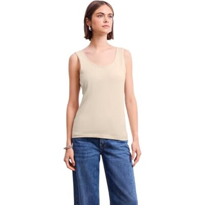 3226989 Street One Studio Koszulka damska Basic Jersey, Aksamitny krem, 34 3226989 Street One Studio Koszulka damska Basic Jersey, Aksamitny krem, 34