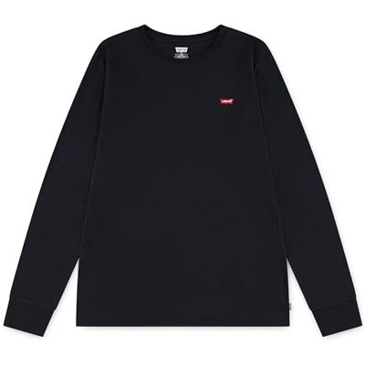 C706 Levi's Koszulka chłopięca z długim rękawem Batwing Chest Hit, czarny, 12 lat C706 Levi's Koszulka chłopięca z długim rękawem Batwing Chest Hit, czarny, 12 lat