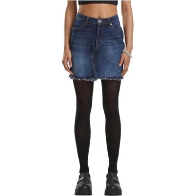 TB6833 Urban Classics Damska spódnica damska Heavy Mini Denim Skirt New Dark Blue Washed 26, New Dark Blue Washed, 26 TB6833 Urban Classics Damska spódnica damska Heavy Mini Denim Skirt New Dark Blue Washed 26, New Dark Blue Washed, 26