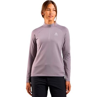 ODLO Model 542891 Poliester z recyklingu Średni Warstwa - Zipshirt ODLO Model 542891 Poliester z recyklingu Średni Warstwa - Zipshirt