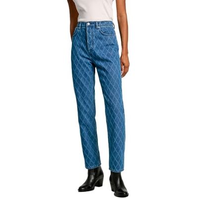 PL204722800027 Pepe Jeans Damskie proste dżinsy Uhw Diamond, dżinsy, niebieskie, 27W/28L, Niebieski (denim), 27W / 28L PL204722800027 Pepe Jeans Damskie proste dżinsy Uhw Diamond, dżinsy, niebieskie, 27W/28L, Niebieski (denim), 27W / 28L