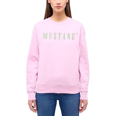 1014960-8070 MUSTANG Damska bluza z długim rękawem, 100% bawełna, lawendowy, 3XL 1014960-8070 MUSTANG Damska bluza z długim rękawem, 100% bawełna, lawendowy, 3XL