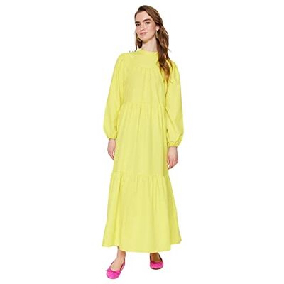TCTSS23EB00028 Trendyol Sukienka damska żółto-skaterska, ŻÓŁTY, 38 TCTSS23EB00028 Trendyol Sukienka damska żółto-skaterska, ŻÓŁTY, 38