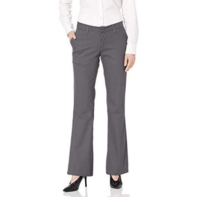 FP121-CH-10 R Dickies Damskie spodnie Slim Fit Boot Cut Leg Twill Petite/Tall, Węgiel drzewny V1, 42 FP121-CH-10 R Dickies Damskie spodnie Slim Fit Boot Cut Leg Twill Petite/Tall, Węgiel drzewny V1, 42