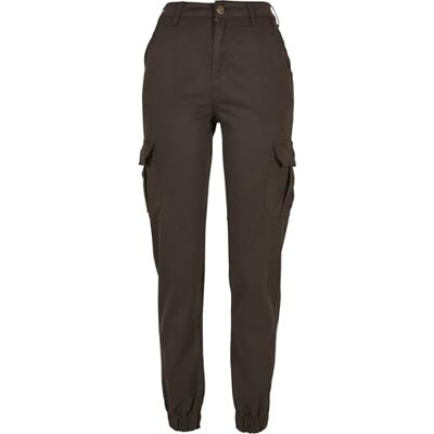 TB3048 Urban Classics Damskie spodnie cargo z wysokim stanem Spodnie Kobiety , Br?zowy , 31 TB3048 Urban Classics Damskie spodnie cargo z wysokim stanem Spodnie Kobiety , Br?zowy , 31