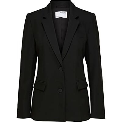 16087794 SELECTED FEMME Damska marynarka SLFELIANA LS B NOOS, czarna, 38 (DE), czarny 16087794 SELECTED FEMME Damska marynarka SLFELIANA LS B NOOS, czarna, 38 (DE), czarny