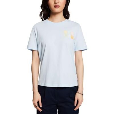 024EE1K331 ESPRIT T-shirt damski, 435/Pastel Blue, XS 024EE1K331 ESPRIT T-shirt damski, 435/Pastel Blue, XS
