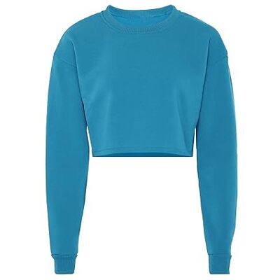 74432071 Libbi Damska bluza z długim rękawem ze 100% poliestru, z okrągłym dekoltem, niebieska, rozmiar M, niebieski, M 74432071 Libbi Damska bluza z długim rękawem ze 100% poliestru, z okrągłym dekoltem, niebieska, rozmiar M, niebieski, M