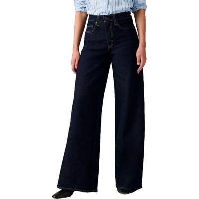 5401187397177 Levi's Damskie dżinsy 728 Hr Wide Leg, Color Retro Rinse LB, rozmiar 30 34, Retro Rinse Lb, 30W / 34L 5401187397177 Levi's Damskie dżinsy 728 Hr Wide Leg, Color Retro Rinse LB, rozmiar 30 34, Retro Rinse Lb, 30W / 34L