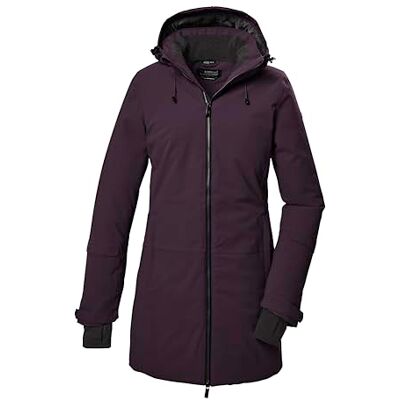 41821-000 killtec Damska parka funkcyjna/parka z kapturem KOW 307 WMN PRK, śliwkowa, 40, 41821-000 killtec Damska parka funkcyjna/parka z kapturem KOW 307 WMN PRK, śliwkowa, 40,