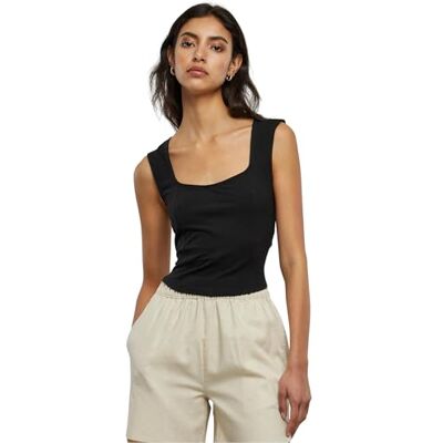 TB5992-00007-0042 Urban Classics Damski top damski top czarny basics, Streetwear, czarny, L TB5992-00007-0042 Urban Classics Damski top damski top czarny basics, Streetwear, czarny, L