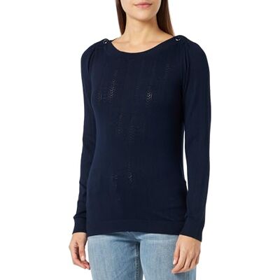 YHNU12 Naf Naf Muse ML Sweter damski, granatowy, S YHNU12 Naf Naf Muse ML Sweter damski, granatowy, S
