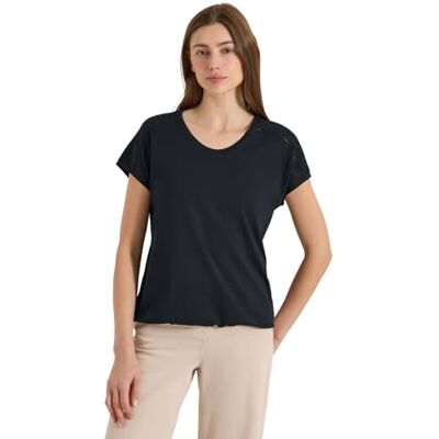 B325039 Cecil T-shirt z dekoltem w serek i koronką Palm Breeze Green XXL B325039 Cecil T-shirt z dekoltem w serek i koronką Palm Breeze Green XXL