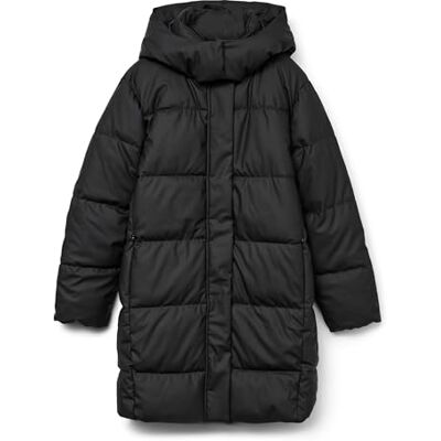 10311317 Vero Moda Płaszcz damski VMGRETAKYLIE Płaszcz, czarny, S 10311317 Vero Moda Płaszcz damski VMGRETAKYLIE Płaszcz, czarny, S