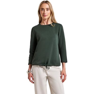 3015612 Street One Bluza damska w jednolitym kolorze, Mid Green, 38 3015612 Street One Bluza damska w jednolitym kolorze, Mid Green, 38