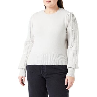 11025473-NA01 NAEMI Damski sweter z dzianiny , jasnoszary, XL/XXL, jasnoszary, XL-XXL 11025473-NA01 NAEMI Damski sweter z dzianiny , jasnoszary, XL/XXL, jasnoszary, XL-XXL
