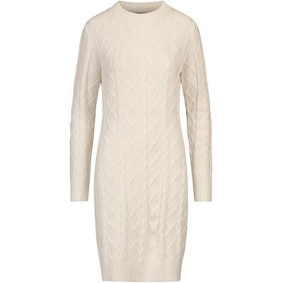 49521_42 APART Fashion Sukienka z dzianiny, kremowy, 42 49521_42 APART Fashion Sukienka z dzianiny, kremowy, 42