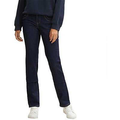 1008146 Tom Tailor Kobiety Alexa Straight Dżinsy, Rinsed Blue Denim (New), 32W / 30L 1008146 Tom Tailor Kobiety Alexa Straight Dżinsy, Rinsed Blue Denim (New), 32W / 30L