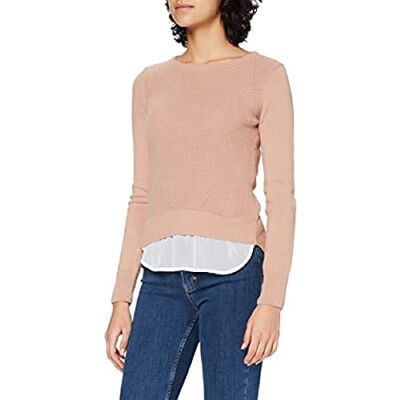 170711-22291 Mavi Damski sweter Chiffon DETAILED SWEATER, Różowy (Dark Peach 22291), 34 PL (Producent rozmiar:XS/) 170711-22291 Mavi Damski sweter Chiffon DETAILED SWEATER, Różowy (Dark Peach 22291), 34 PL (Producent rozmiar:XS/)