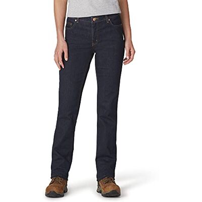 FD146-RNB-6RG Dickies womens Perfect Shape Denim Straight Stretch Jeans, Rinsed Indigo Blue, 6 US FD146-RNB-6RG Dickies womens Perfect Shape Denim Straight Stretch Jeans, Rinsed Indigo Blue, 6 US