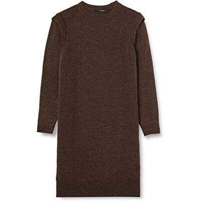 2290411 Supermom Sukienka damska Carlisle z długim rękawem, Seal Brown-N013, XXL 2290411 Supermom Sukienka damska Carlisle z długim rękawem, Seal Brown-N013, XXL