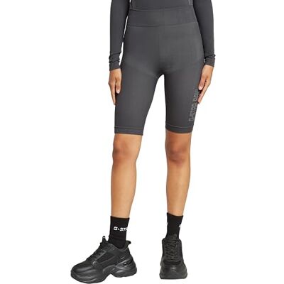 D26340 G-STAR RAW Szorty damskie bezszwowe, Szary (Grey Asphalt -d989-g277), XS D26340 G-STAR RAW Szorty damskie bezszwowe, Szary (Grey Asphalt -d989-g277), XS