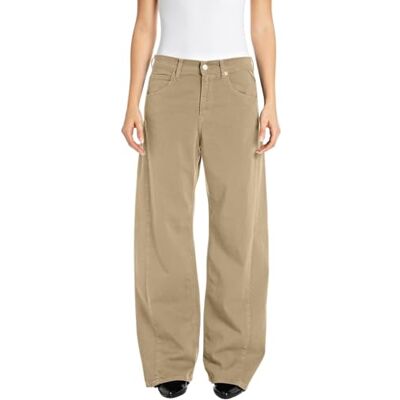 WB520 .000.8415198 Replay Damskie dżinsy Baggy Fit Narja, 875 wojskowy khaki, 24W / 32L WB520 .000.8415198 Replay Damskie dżinsy Baggy Fit Narja, 875 wojskowy khaki, 24W / 32L