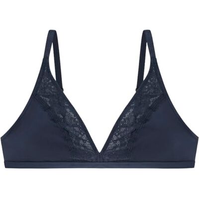 4028122 Women'Secret Biustonosz trójkątny Halter, średni niebieski, 100B, Niebieski, 100B 4028122 Women'Secret Biustonosz trójkątny Halter, średni niebieski, 100B, Niebieski, 100B