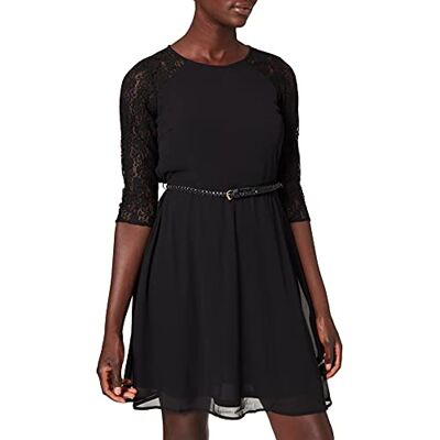 VER4495001000001 VERO MODA Sukienka damska, czarny /, XS VER4495001000001 VERO MODA Sukienka damska, czarny /, XS