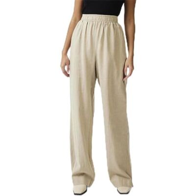 26033881 Y.A.S Yasflaxy Hw Linen Pant Noos, brzoza, XL 26033881 Y.A.S Yasflaxy Hw Linen Pant Noos, brzoza, XL
