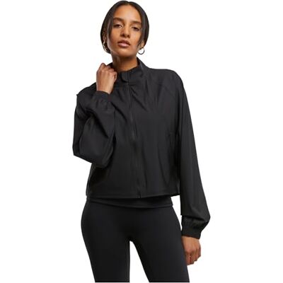 TB7800-00007 Urban Classics Damska kurtka sportowa Ladies Sports Jacket, damska lekka kurtka sportowa z wysoką stójką i kieszeniami ze szwami, oddychająca, rozmiary XS-XL, czarny, L TB7800-00007 Urban Classics Damska kurtka sportowa Ladies Sports Jacket, damska lekka kurtka sportowa z wysoką stójką i kieszeniami ze szwami, oddychająca, rozmiary XS-XL, czarny, L