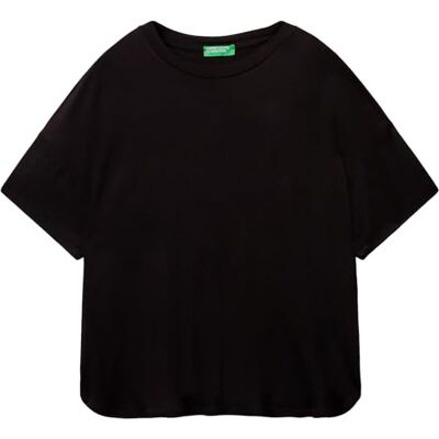 3Z12D101X United Colors of Benetton t-shert, czarne, XXS 3Z12D101X United Colors of Benetton t-shert, czarne, XXS