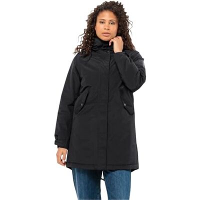 1116041_6000 Jack Wolfskin Talforst Parka damska parka, czarny, XS 1116041_6000 Jack Wolfskin Talforst Parka damska parka, czarny, XS