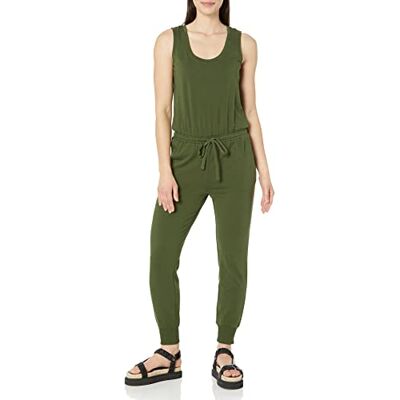 AE19013230_Dark Olive Amazon Essentials Damski kombinezon polarowy typu studio frotte (dostępny w dużych rozmiarach), ciemnooliwkowy, XL AE19013230_Dark Olive Amazon Essentials Damski kombinezon polarowy typu studio frotte (dostępny w dużych rozmiarach), ciemnooliwkowy, XL