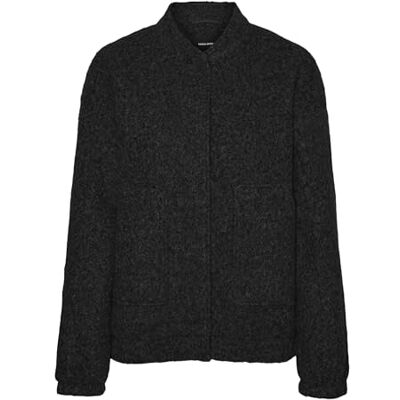 10304921 VERO MODA Vmamber Elite Bomber Jacket Noos kurtka bomberka damska, czarny, XL 10304921 VERO MODA Vmamber Elite Bomber Jacket Noos kurtka bomberka damska, czarny, XL