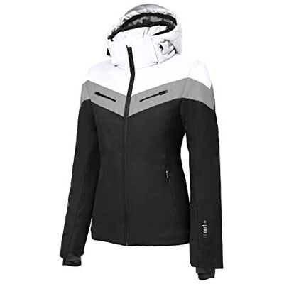 IND2785 989M zerorh+ Damska kurtka Grand Couloir W Jacket odzież Woman Snow kurtka czarny Black/White/Silver M IND2785 989M zerorh+ Damska kurtka Grand Couloir W Jacket odzież Woman Snow kurtka czarny Black/White/Silver M
